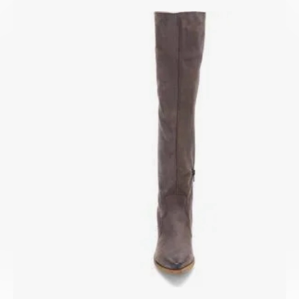Like new Free People Brenna over the knee leather boots made in Spain. Size 37.5